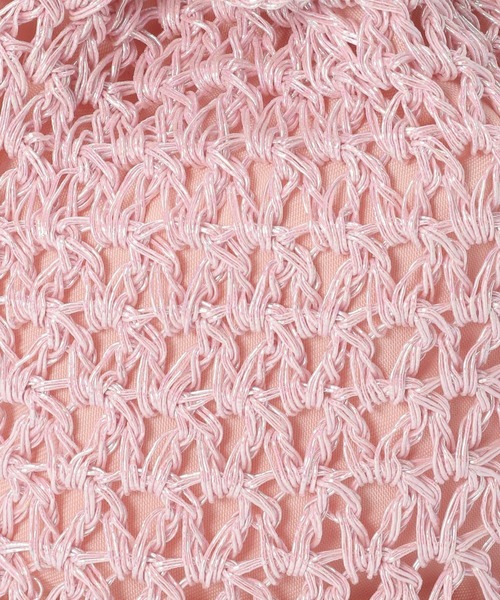 LOWRYS FARM(ローリーズファーム)の「メタリックアミキンチャクショルダー 994209(ショルダーバッグ・レディース・グレー/ブルー/ピンク・FREE)」の12枚目の写真