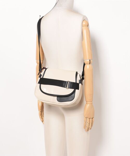 Jack Gomme(ジャックゴム)の「【JACK GOMME/ジャックゴム】ショルダーバッグ メッセンジャー PETIT GABY Besace(ショルダーバッグ・レディース・ネイビー/アイボリー/ブラウン/グリーン・FREE)」の8枚目の写真