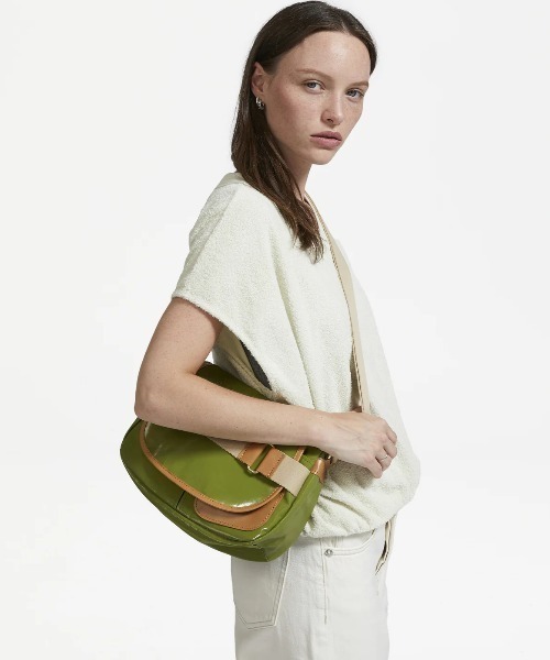 Jack Gomme(ジャックゴム)の「【JACK GOMME/ジャックゴム】ショルダーバッグ メッセンジャー PETIT GABY Besace(ショルダーバッグ・レディース・ネイビー/アイボリー/ブラウン/グリーン・FREE)」の21枚目の写真