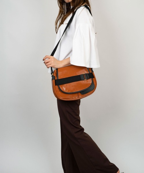 Jack Gomme(ジャックゴム)の「【JACK GOMME/ジャックゴム】ショルダーバッグ メッセンジャー PETIT GABY Besace(ショルダーバッグ・レディース・ネイビー/アイボリー/ブラウン/グリーン・FREE)」の18枚目の写真