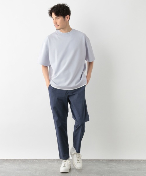 GLOBAL WORK（グローバルワーク）の「ライトクッションCOOLレイヤー/半袖/986743（Tシャツ/カットソー・メンズ・ダークブルー/グリーン/ライトベージュ/チャコールグレー/グレー/ブラック/ライトブルー・LARGE/X-LARGE/SMALL/MEDIUM）」の16枚目の写真