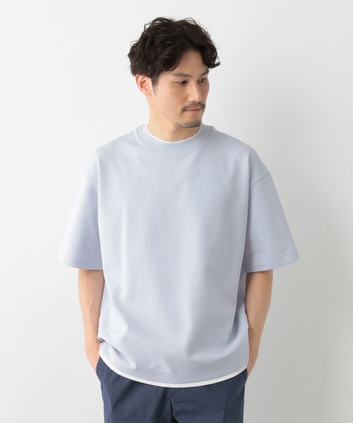 GLOBAL WORK（グローバルワーク）の「ライトクッションCOOLレイヤー/半袖/986743（Tシャツ/カットソー・メンズ・ダークブルー/グリーン/ライトベージュ/チャコールグレー/グレー/ブラック/ライトブルー・LARGE/X-LARGE/SMALL/MEDIUM）」の18枚目の写真