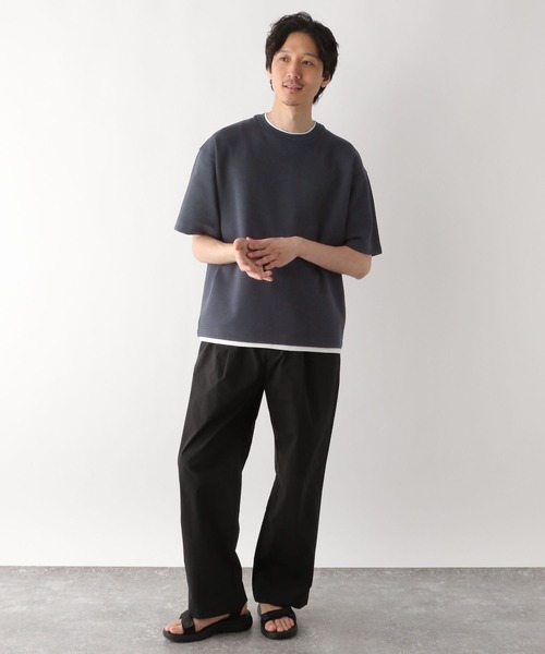 GLOBAL WORK（グローバルワーク）の「ライトクッションCOOLレイヤー/半袖/986743（Tシャツ/カットソー・メンズ・ダークブルー/グリーン/ライトベージュ/チャコールグレー/グレー/ブラック/ライトブルー・LARGE/X-LARGE/SMALL/MEDIUM）」の20枚目の写真