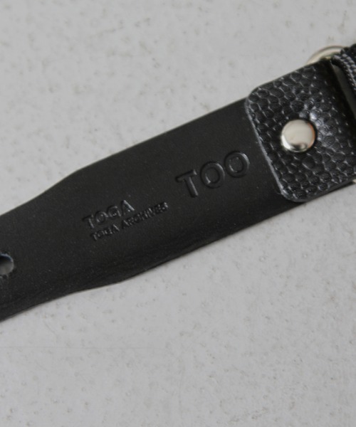 TOGA VIRILIS(トーガ ビリリース)の「TOGA VIRILIS Leather nylon belt(ベルト・メンズ・ブラック・ONE SIZE)」の3枚目の写真