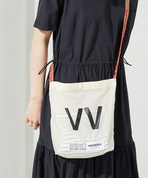 FREAK'S STORE(フリークスストア)の「VAUDEVILLE/ボードビル 限定展開 VV ライト ショルダーバッグ(ショルダーバッグ・レディース・ホワイト/ブラック/ブルー・ONE SIZE)」の11枚目の写真