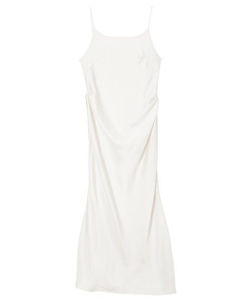 LIBJOIE（リブジョア）の「シルキードレープキャミソールワンピース（ワンピース・レディース・ブラック/ホワイト/ピンク・S/M）」の8枚目の写真