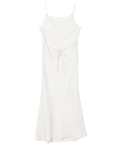 LIBJOIE（リブジョア）の「シルキードレープキャミソールワンピース（ワンピース・レディース・ブラック/ホワイト/ピンク・S/M）」の9枚目の写真