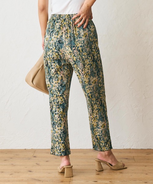 coca（coca）（コカ）の「楊柳プリーツミックスモザイク柄パンツ（その他パンツ・レディース・その他・M/L）」の7枚目の写真