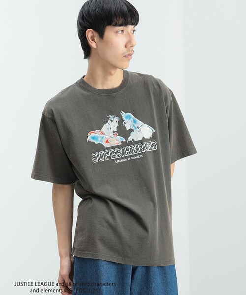 BEAMS HEART（ビームスハート）の「BEAMS HEART / ヒーローズ グラフィック Tシャツ（Tシャツ/カットソー・メンズ・チャコールグレー/ブラック系その他4・SMALL/MEDIUM/LARGE）」の16枚目の写真