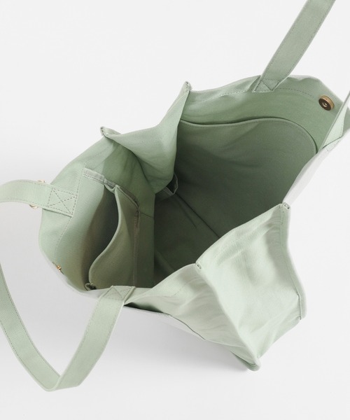 Honeys（ハニーズ）の「多ポケットトートバッグ／推し活（トートバッグ・レディース・ブルー/ブラック/オレンジ/パープル/ミント/イエロー/キナリ/ピンク/レッド・FREE）」の17枚目の写真