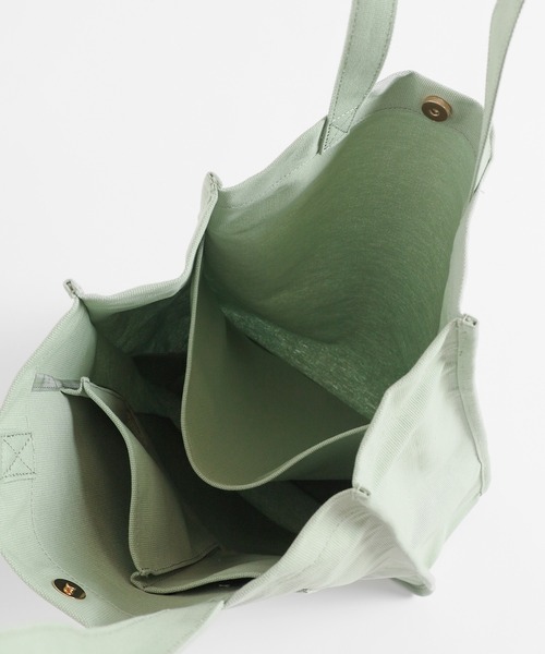 Honeys（ハニーズ）の「多ポケットトートバッグ／推し活（トートバッグ・レディース・ブルー/ブラック/オレンジ/パープル/ミント/イエロー/キナリ/ピンク/レッド・FREE）」の18枚目の写真