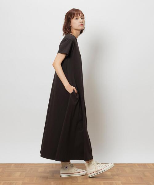 Lee(リー)の「Lee(リー)デニムポケットワンピース(Tシャツ/カットソー・レディース・ブラック・M/L/XL)」の13枚目の写真