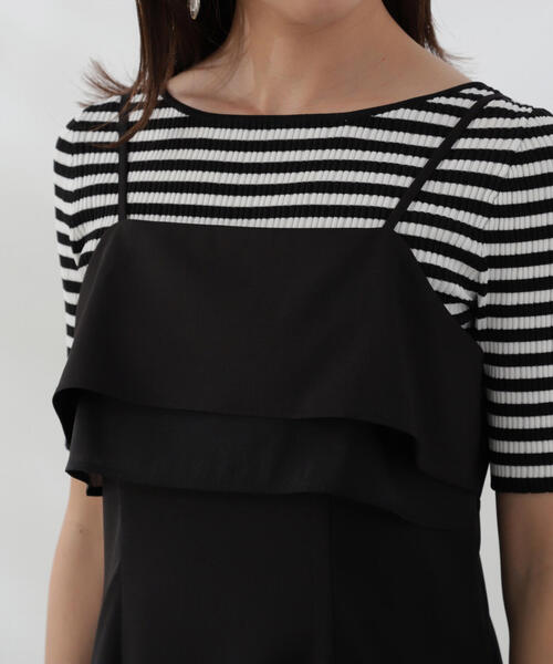 HeartホールRIBキャミドレス PROPORTION BODY DRESSING（プロポーションボディドレッシング