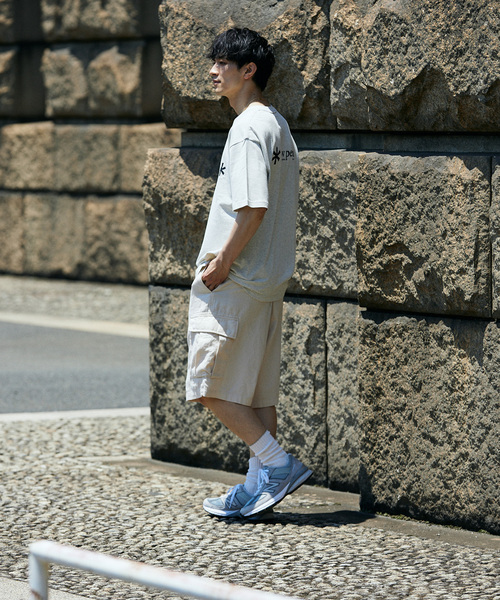 Snow Peak（スノーピーク）の「《追加》SNOWPEAK / スノーピーク 別注 ロゴプリント Tシャツ（Tシャツ/カットソー・メンズ・ホワイト/グリーン/アイボリー・MEDIUM/SMALL/LARGE）」の8枚目の写真