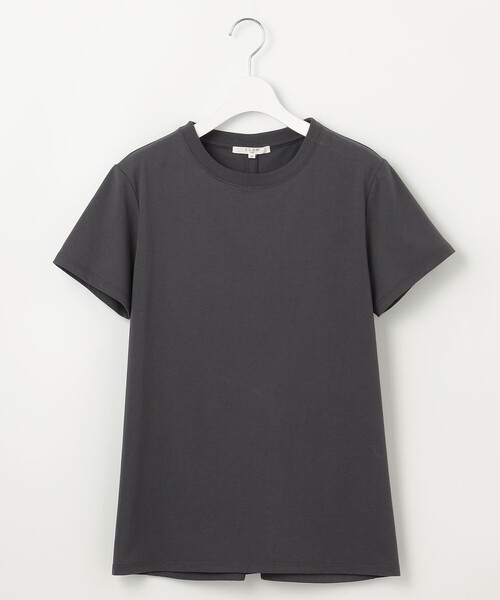 23区（ニジュウサンク）の「【SLOW/一部店舗限定】MVSコットン バックデザイン Tシャツ（Tシャツ/カットソー・レディース・ブラック系/グレー系/ホワイト系・38）」の13枚目の写真