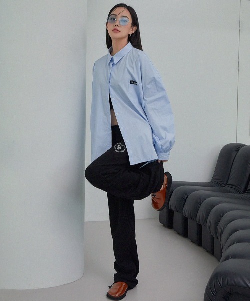 muahmuah(ムーアムーア)の「A'GEM/9 × .kom『muah muah/ムーアムーア』2WAY WIDE JOGGER PANTS/2WAY ワイドジョガーパンツ(スウェットパンツ・レディース・ブラック/グレー・FREE)」の7枚目の写真