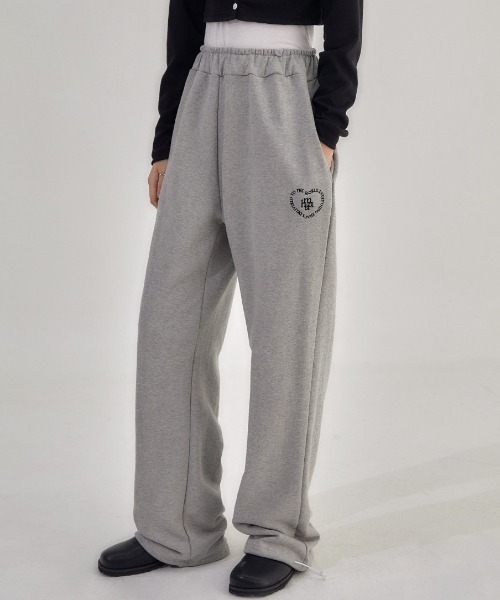 muahmuah(ムーアムーア)の「A'GEM/9 × .kom『muah muah/ムーアムーア』2WAY WIDE JOGGER PANTS/2WAY ワイドジョガーパンツ(スウェットパンツ・レディース・ブラック/グレー・FREE)」の11枚目の写真