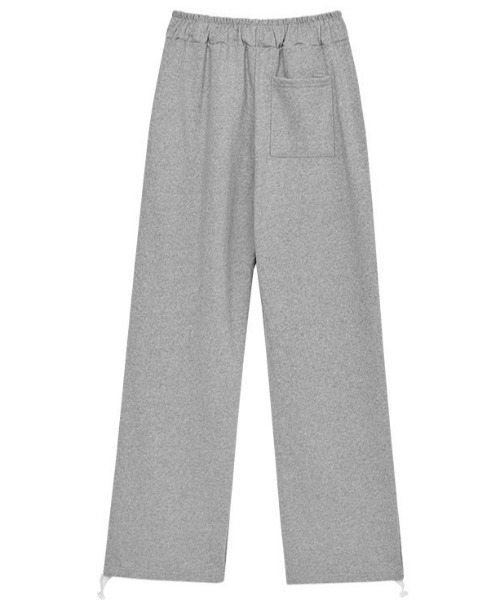 muahmuah(ムーアムーア)の「A'GEM/9 × .kom『muah muah/ムーアムーア』2WAY WIDE JOGGER PANTS/2WAY ワイドジョガーパンツ(スウェットパンツ・レディース・ブラック/グレー・FREE)」の18枚目の写真