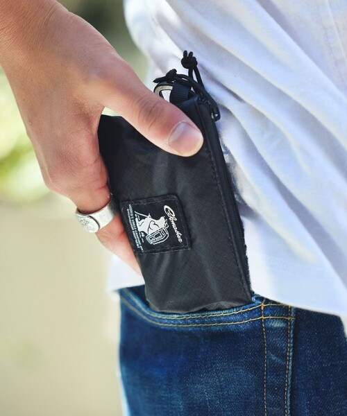 COBMASTER（コブマスター）の「Cobmaster × FREAK'S STORE/コブマスター × フリークスストア 別注 FLAT POUCH / フラットポーチ（ポーチ・レディース・ホワイト/ブラウン/ラベンダー/オレンジ/ブラック/サックスブルー・ONE SIZE）」の3枚目の写真