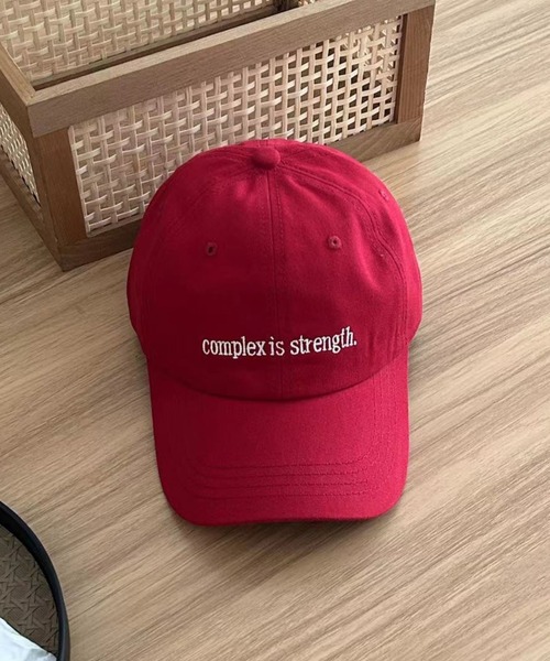 LAFFMO（ラフモ）の「レタリングロゴキャップ（キャップ・レディース・ホワイト/ボルドー/モカ/ネイビー/グレー/オフホワイト/ブラック・F）」の7枚目の写真