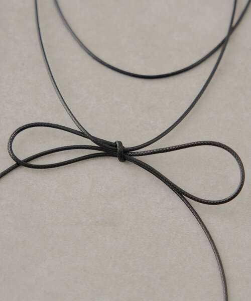 Chico(チコ)の「【再販開始!】リボンコードチョーカー(ネックレス・レディース・ブラック/ホワイト・FREE)」の12枚目の写真