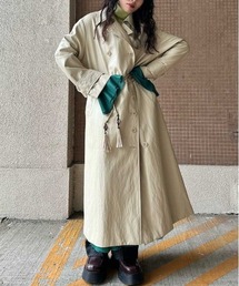 Ameri | RAFFINE SYNTHETIC LEATHER TRENCH COAT(トレンチコート)
