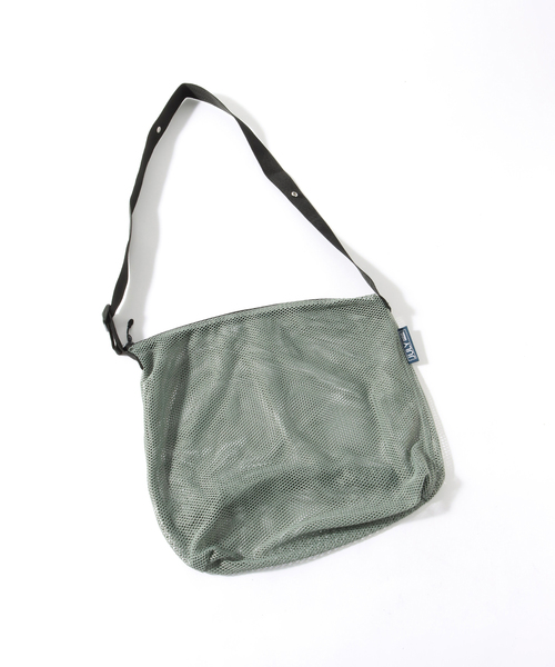 JULY NINE（ジュライナイン）の「JULY NINE / ジュライ ナイン SEQUEL MESH-NET M（ショルダーバッグ・メンズ・グリーン/チャコールグレー/ブラック・FREE）」の3枚目の写真