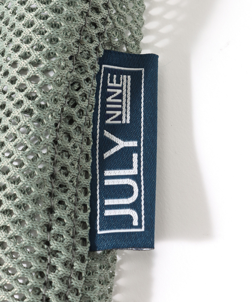 JULY NINE（ジュライナイン）の「JULY NINE / ジュライ ナイン SEQUEL MESH-NET M（ショルダーバッグ・メンズ・グリーン/チャコールグレー/ブラック・FREE）」の16枚目の写真