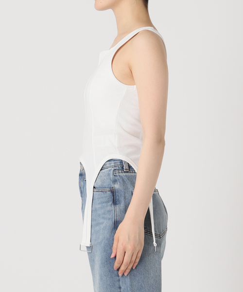 Oriens JOURNAL STANDARD(オリエンス ジャーナルスタンダード)の「《追加》ガーターデザインタンクトップ(タンクトップ・レディース・ブラック/ホワイト・FREE)」の15枚目の写真