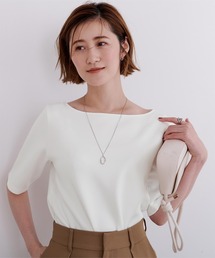 UR'S | ボンディングハーフスリーブTシャツ(Tシャツ/カットソー)