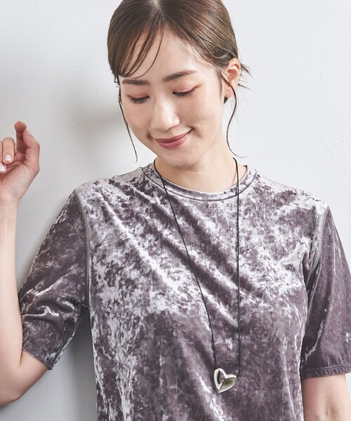 UNITED ARROWS(ユナイテッドアローズ)の「ハートモチーフ コード ネックレス(ネックレス・レディース・シルバー/ゴールド・FREE)」の2枚目の写真