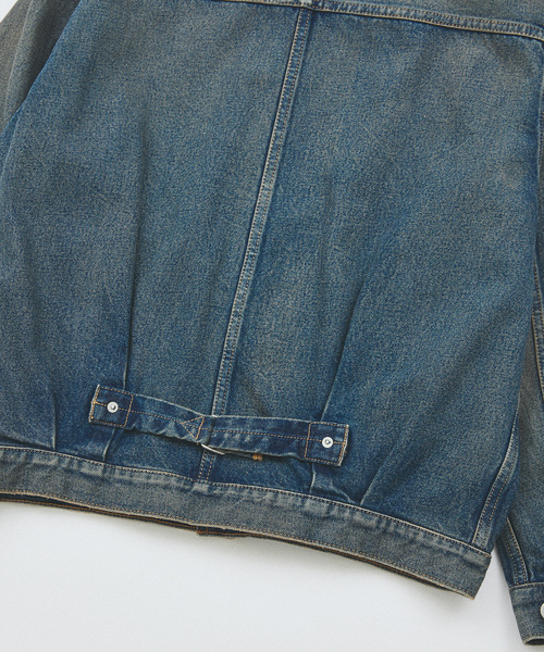 JOURNAL STANDARD（ジャーナルスタンダード）の「デニムトラッカージャケット LOT206T（デニムジャケット・メンズ・ブラック/ネイビー/コバルトブルー・SMALL/MEDIUM/LARGE）」の10枚目の写真