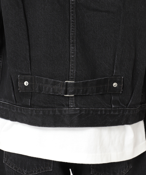 JOURNAL STANDARD（ジャーナルスタンダード）の「デニムトラッカージャケット LOT206T（デニムジャケット・メンズ・ブラック/ネイビー/コバルトブルー・SMALL/MEDIUM/LARGE）」の17枚目の写真