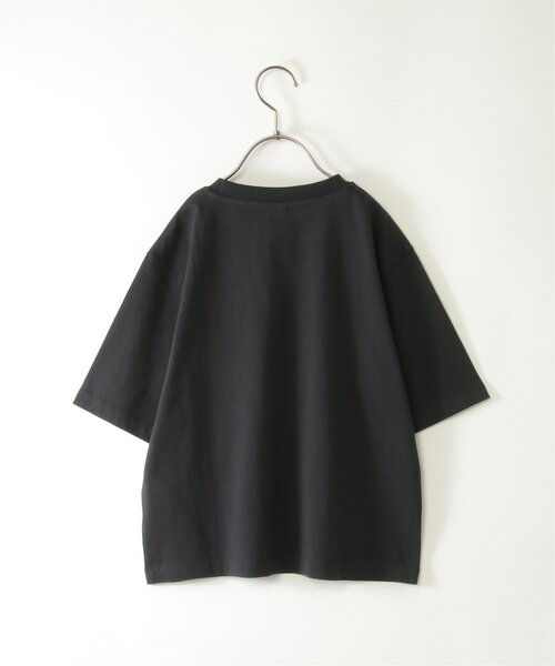 ikka（イッカ）の「6分袖異素材ポケロゴTシャツ（120~160cm）（Tシャツ/カットソー・キッズ・オフホワイト/オリーブ/ブラック・150/140/130/120/160）」の5枚目の写真
