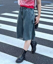 【ユニセックス】オーバーダイデニムショーツ