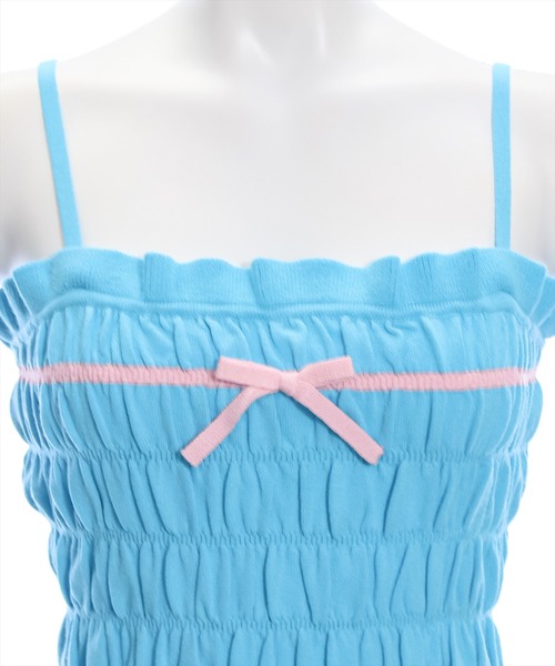 clear(クリア)の「配色リボンニットキャミソール(キャミソール・レディース・ブラック/レッド/ブルー・F)」の5枚目の写真