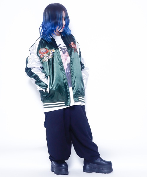 rovtski（ロフトスキー）の「芸者スカジャン（スカジャン・メンズ・マスタード/グリーン・3L）」の14枚目の写真