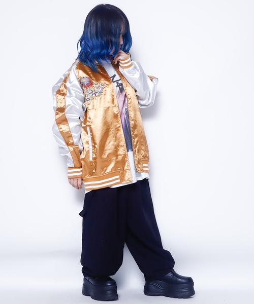 rovtski（ロフトスキー）の「芸者スカジャン（スカジャン・メンズ・マスタード/グリーン・3L）」の18枚目の写真