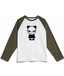 HIPANDA（ハイパンダ）の「(HIPANDA ハイパンダ) 男女兼用 ベーシック HIIPANDA ロゴ ラグラン ロンT（Tシャツ/カットソー）」
