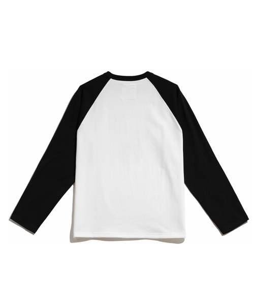 (HIPANDA ハイパンダ) 男女兼用 ベーシック HIIPANDA ロゴ ラグラン ロンT（Tシャツ/カットソー）｜HIPANDA（ハイパンダ）