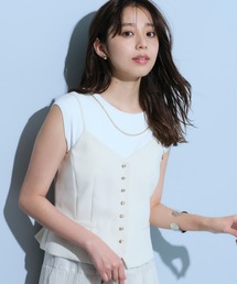 JUSGLITTY（ジャスグリッティー）の「ベストライクキャミ（シャツ/ブラウス・レディース）」