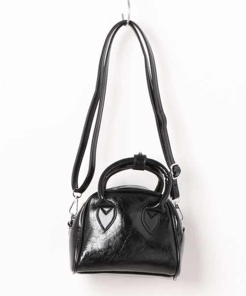 HOOK（フック）の「【HOOK】for girls　リボンチャーム付きホログラム2WAY ハンドバッグ/ショルダーバッグ（ハンドバッグ・レディース・グレー/シルバー/ブラック・FREE）」の17枚目の写真