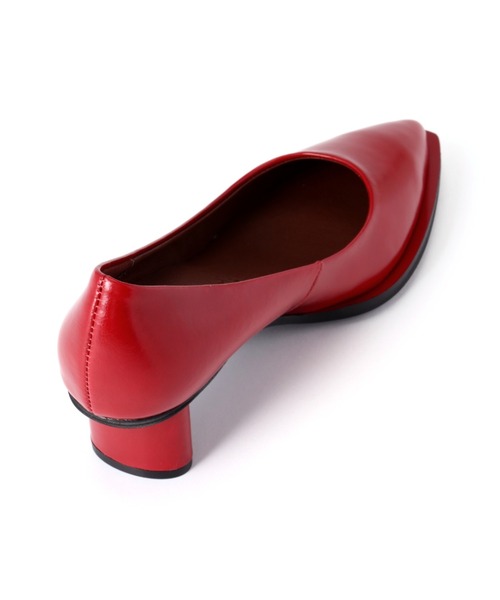piu comoda（ピュコモダ）の「(piu comoda)ポインテッドパンプス（パンプス・レディース・ブラック/レッド・38/36/37）」の9枚目の写真