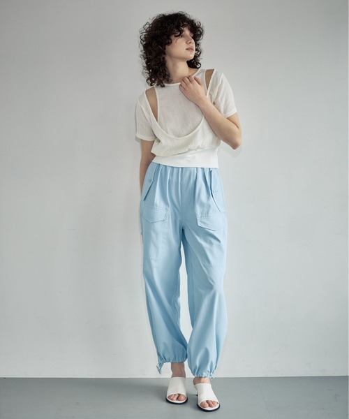 Formeque（フォルミーク）の「【Formeque】カットアウトトップス（Tシャツ/カットソー・レディース・ブラック/ホワイト・FREE）」の5枚目の写真