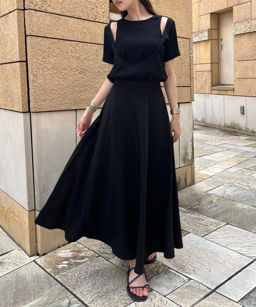 Formeque（フォルミーク）の「【Formeque】カットアウトトップス（Tシャツ/カットソー・レディース・ブラック/ホワイト・FREE）」の10枚目の写真