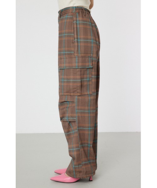 RODEO CROWNS WIDE BOWL（ロデオクラウンズワイドボウル）の「チェックカーゴパンツ（カーゴパンツ・レディース・ブラウン系その他/グリーン系その他/ブルー系その他・FREE）」の11枚目の写真