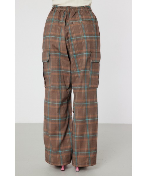 RODEO CROWNS WIDE BOWL（ロデオクラウンズワイドボウル）の「チェックカーゴパンツ（カーゴパンツ・レディース・ブラウン系その他/グリーン系その他/ブルー系その他・FREE）」の12枚目の写真
