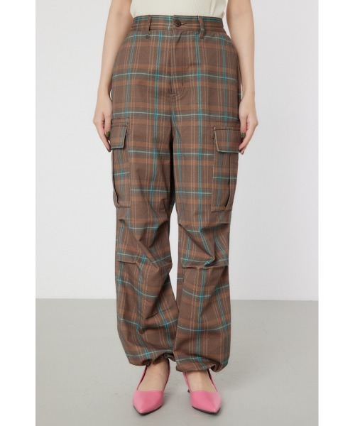 RODEO CROWNS WIDE BOWL（ロデオクラウンズワイドボウル）の「チェックカーゴパンツ（カーゴパンツ・レディース・ブラウン系その他/グリーン系その他/ブルー系その他・FREE）」の13枚目の写真