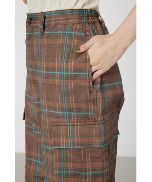 RODEO CROWNS WIDE BOWL（ロデオクラウンズワイドボウル）の「チェックカーゴパンツ（カーゴパンツ・レディース・ブラウン系その他/グリーン系その他/ブルー系その他・FREE）」の16枚目の写真