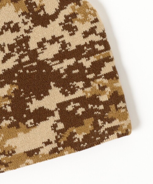 BEAMS(ビームス)の「デジカモ ワッチキャップ(ニットキャップ/ビーニー・メンズ・オレンジ/ダークブラウン/ネイビー・ONE SIZE)」の7枚目の写真